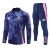 Real Madrid Dragon Trainings Sweatshirt Quarter-zip 2024-25 Grijze - Heren